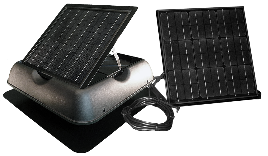 SolarRoyal 70Watt Solar Attic Fan (Ventilation) with Thermostat (SR1800 Series) SRSF-70W10